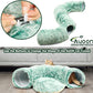 AUOON Cat Tunnel Bed for Indoor Cats - Circle Peekaboo Cat Cave with Washable Mat for Indoor Cats Kitten Kitty Puppy Rabbit Ferret (Green)