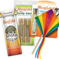 Meowijuana Get Higher Bundle | Get Higher Kite Refillable Toy, King Size Catnip Joints, and Whisker Tickle | Hand Harvested and Rolled Dried High Potency Catnip | Grown in North America