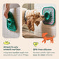 WOOF LickMat - Easy-to-Clean Lick Mat for Dogs - Slow Feeder Mat with Non-Slip Design - BPA-Free Silicone Lick Mat - Interactive Dog Toys - Lavender
