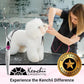 Kenchii Love Dog Grooming Scissors, 6.5 Inch Curved Balltip Shears, Dog Scissors for Grooming, Professional Pet Grooming Scissors, Safety Round Tip Shears
