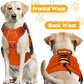 Heavy-Duty Tactical Dog Harness for Large Dogs, No Pull Adjustable Reflective Pet Vest with Molle System, K9 Military-Grade Control for Service Training, Outdoor & 10+ Breeds, Orange, X-Large