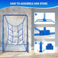 6FT Baseball Pitching net, 9-Pocket Pitcher Net with Strike Zone, Adjustable Height Target Throwing Trainer, Baseball Softball Practice Net with Carry Bag for Beginners/Professionals Outdoor Indoor