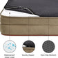 Bedsure Orthopedic Dog Beds for Small Dogs - Washable Small Dog Cat Bed Waterproof, Comfort Pet Couch Sofa with Washable Removable Cover, Pets Bed with Nonskid Bottom, Hazel, 24"