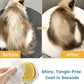 FURGO 3-in-1 Pet Steam Brush for Dogs & Cats – Reduces Static, Short-Pin Head for Short Hair, One-Click Release Button, Dog Spray Brush for Shedding Control (Short)