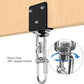 Heavy Bag Hanger for Heavy Bag Beam Mount 360° Rotation Boxing Bag Ceiling Mount I-Beam Punching Bag Hanger Beam Mount Hooks Fit Hanging Punching Bags and Swings (700 LB Capacity)