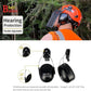 Forestry Safety Helmet with Build-in Visor Mesh Face Shield Ear Muffs 4 in 1 Chainsaw Safety Hard Hats