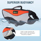 Heavy-Duty Reflective Dog Life Vest for Swimming - Adjustable Dog Flotation Vest with Rescue Handle, Pool & Beach PFD Life Jacket for Large Dogs (XXXL, Orange)