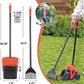 TIMINGILA 36" Pooper Scooper Swivel Bin & Rake with 100 Dog Poop Bags,Adjustable Long Handle for No-Bend Cleanup,Portable Non-Breakable Dog Poop Scooper for Large Medium Small Dogs
