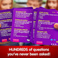 SUSSED Wacky ‘What Would You Do’ Card Game - Fun & Easy Travel Game for Girls, Boys & Tweens - Builds Kids’ Social Skills & Confidence - Purple Pack: Dragons, Space & Magic