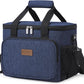 Lifewit Large Lunch Bag Insulated Lunch Box Soft Cooler Cooling Tote for Adult Men Women, Dark Blue 24-Can (15L)