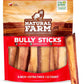 Natural Farm Odor Free Jumbo Bully Sticks (6 Inch, 12 Pack), Extra-Thick Dog Treats – Fully Digestible 100% Beef Treats, Natural Dental Chews – Keep Your Dog Busy with 50% Longer Lasting Chews