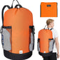 BALEINE 150L Laundry Bag Backpack, 900D Oxford Fabric Large Travel Laundry Bags with Shoulder Straps and 2 Mesh Pockets for College Dorm, Apartment, Laundromat (Orange, 150L)