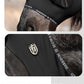 Harrison Howard Horse Fly Mask with Forelock Opening Stretch Breathable and Comfortable for Horses UV -Protection Black M
