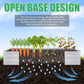 SnugNiture Galvanized Raised Garden Bed 8x4x1FT Outdoor Large Metal Planter Box Steel Kit for Planting Vegetables, Flowers