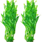 25.98 Inch Tall Aquarium Plants – Large Lifelike Artificial Fish Tank Decorations, 2 Pcs Fish Tank Plants Plastic，Durable & Safe for Freshwater/Saltwater Aquariums (Green (Style B))