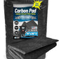 Aquarium Carbon Pad - Cut to Fit Carbon Infused Filter Pad Media for Crystal Clear Fish Tank and Ponds (24 Inch Width, 36 Inch Long)