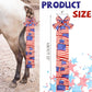 6 Pcs Horse Tail Bag Breathable Guard 22" Slip on Horse Care Tail Wrap 2 Strand Closure Straps Grooming Supplies to Keep from Dirt Breakage Rubbing 6 Designs(Modern Style)