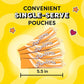 Temptations Creamy Puree Squeezable Lickable Wet Cat Treat with Cheese, 0.42 oz. Tubes, 16 Count