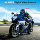 4K Digital Camera,64MP Camera for Photography with 3" 180° Flip Screen,16X Vlogging Camera for YouTube with 64GB Micro SD Card for Beginner, Teens