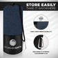 ScorchedEarth Microfiber Travel & Sports Towel Set - Quick Dry, Super Absorbent, Compact, Lightweight - for Camping, Backpacking, Hiking, Beach, Yoga, Swimming - Includes 2 Sizes + Carrying Bag & Clip