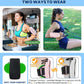 HiRui Cell Phone Holder Arm Bag & Wrist Bag for Phone, Sports Running Armband for Gym & Cycling, Compatible with iPhone 16/16Pro/Plus/15/14 Samsung Galaxy All Phones, Reflective & Adjustable (Pink)