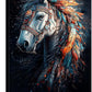 Horse Pictures Wall Art, Horse Animal Bathroom Wall Decor, Aesthetics Modern Framed Painting Elegant Canvas Artwork for Bathroom Bedroom Living Room Decorations 24"L x 16"W