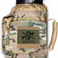 Iron Infidel Battle Bottle - One Gallon Insulated Water Bottle with Dual Carry Handles - 128 oz Tactical Stainless Steel Water Jug & Rugged Extra Large Sleeve With Storage (OCP Camo 128 Ounces)