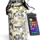 Earth Pak Waterproof Dry Bag - Roll Top Waterproof Backpack Sack Keeps Gear Dry for Kayak with Waterproof Phone Case