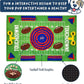 NFL Buffalo Bills Dog Snuffle Mat – Interactive Pet Slow Feeder, Football Field Design Food Puzzle Toy for Dogs & Cats, Foraging Activity Mat for Smarter Feeding