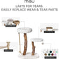 MAU Modern Cat Tower - Wooden Cat Scratching Tree & Condo - Luxury Collection - Cat Lovers Gift