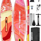 Bigfly Inflatable Stand Up Paddle Board 11’*34”*6”, Blow Up Paddle Board for Adults,with Detachable Fins, Pump, Floating Paddle, Safety Leash,Backpack