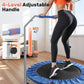 BCAN 40/48" Foldable Mini Trampoline Max Load 330lbs/440lbs, Fitness Rebounder with Adjustable Foam Handle, Exercise Trampoline for Adults Indoor/Garden Workout