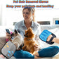 Blue Pet Hair Removal Gloves for Dogs,Pet Hair Collector Keychain,Five-Finger Cat Grooming Gloves ,Reusable Electrostatic Pet Hair Removal Tool for Furniture,Car,Couch,Carpet,Essential Pet Supplies