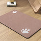 Pet Feeding Mat-Absorbent Dog Mat for Food and Water Bowl-No Stains Quick Dry Water Dispenser Mat-Dog Accessories Pet Supplies-Bowl for Messy Drinkers（Dusty Pink,23"x34"