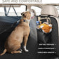 SHARLOVY Back Seat Extender for Dogs, Heavy Duty Dog Car Seat Cover for Back Seat and Aggressive Chewer, Large Hard Bottom Seat Cover for Dogs, Dog Hammock for Car, Travel Pet Bed for Car, SUV, Truck