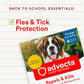 Ultra Flea And Tick Prevention For Dogs - Dog and Puppy Treatment and Control - Mosquito Repellent - XL, Fast Acting Waterproof Topical Drops, 4 Month Supply