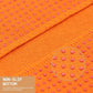 Eunzel Yoga Towel,Hot Yoga Mat Towel with Grip Dots Sweat Absorbent Non-Slip for Hot Yoga, Pilates and Workout 24" x72", Orange