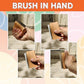 Jocomb Wooden Deshedding Brush for Dogs, Cats & Horses - Gentle Grooming Tool for Thick, Short & Wiry Coats - Dematting Pet Brush for Shedding Control & Comfort