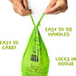 PLANET POOP Home Compostable Dog Poop Bags Extra Long with Handles | Large Single Roll 200 Grab & Go | Un-scented Dog Waste Bag | Leakproof Doggy & Cat Bags | Plant-Based Pet Supplies