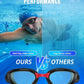 Swim Goggles, Unisex Adult Swimming Goggles Anti Fog Anti UV No Leakage Wide View for Men Women Youth