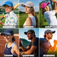 CLAPE Outdoor Sun Visor Hats Lightweight Waterproof Breathable Sports Hat UPF50+ Ultra Thin Cooling Baseball Hats