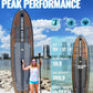 BM Paddle Board Inflatable Stand Up Paddle Board, SUP Paddleboard for Adult, Premium Accessories | Non-Slip EVA Deck & Foam Handles, Camera Mount, Double Action Pump, 85L Travel Backpack