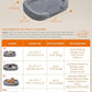 Feandrea Dog Bed, Large Orthopaedic Dog Sofa Bed, 42 x 30 x 7 Inches, Egg Crate Foam, Waterproof Liner, Raised Edges, Removable and Machine Washable Cover, Non-Slip, Light Gray UPGW283G01