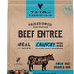 Vital Essentials Freeze-Dried Raw Beef Meal or Mixer Dog Food Crunchy Mini Nibs, 25 oz