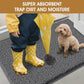 IM HOME 36" x 24" Grey Dog Door Mats for Muddy Paws, Chenille Absorbent Dog Mat, Non Slip Heavy Mud Mat for Dogs, Soft Pet Bed Mat for Entryway, Mud Paws, Inside Floor