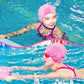 Syhood 6 Pieces Unisex Adult Silicone Swim Cap Waterproof Swimming Hat Non Slip Pool Hat Elastic Silicone Cap for Long and Short Hair