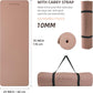 Yoga Mat Non Slip Anti-tear,extra thick-2/5 inch（10MM）High Resiliency Professional POE Yoga Mats for Women Men Kids,72"x24"inch,Workout, Yoga, Pilates and Floor Exercise, with Carrier Strap