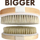 Dry Brushing Body Brush SCALA Natural Bristle Body Brush, Soft Body Exfoliating Brush Scrub for Dead Skin, Cellulite, Lymphatic Drainage, Blood Flow – Thicker & Stronger Medium Strength