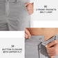 Libin Mens Golf Pants Stretch Work Dress Pants 30"/32"/34" Quick Dry Lightweight Casual Comfy Trousers with Pockets