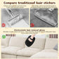 Pet Hair Remover Gloves,Electrostatic Removal for Pet Hair,Reusable Cat & Dog Grooming Gloves for Clothing/Couch/Furniture/Carpet/Car Seat(2Pcs)